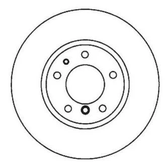 Гальмівний диск задній MERCEDES-BENZ C-class / E-class / CLK Jurid 561963JC (фото 1)