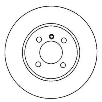 Гальмівний диск передній BMW 1 / VW Polo / Lupo / Seat Arosa Jurid 561981JC