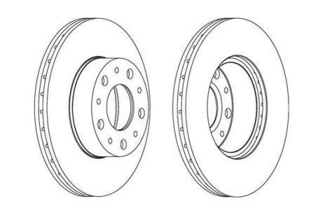 Гальмівний диск Jurid 561984JC