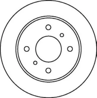 Гальмівний диск задній Nissan Almera II, Primera Jurid 562032JC