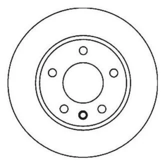 Гальмівний диск передній VW Polo / Bora / Golf / Audi / Seat / Skoda Jurid 562040JC