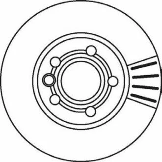 Диск гальмівний FORD,SEAT,VOLKSWAGEN Jurid 562043JC