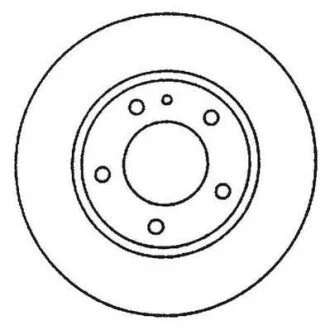 Гальмівний диск передній MERCEDES-BENZ A-class / Ponton Jurid 562048JC