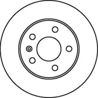 Тормозной диск задний Opel Astra / Combo / Corsa / Meriva / Zafira Jurid 562072JC