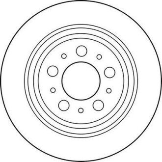 Тормозной диск задний VOLVO S60/S70/S80/V70/V70 XC Jurid 562174JC