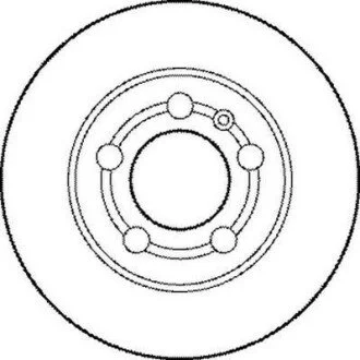 Гальмівний диск задній AUDI A3/TT quattro SKODA OCTAVIA 4x4 VW BORA/GOLF 4motion Jurid 562177JC