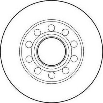 Тормозной диск задний AUDI A4 SEAT EXEO Jurid 562192JC