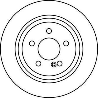 Тормозной диск задний MERCEDES-BENZ CLS/E-CLASS Jurid 562213JC (фото 1)