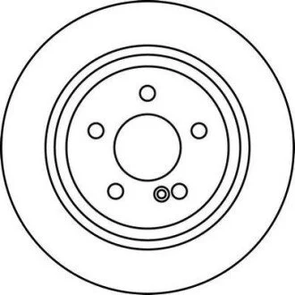 Гальмівний диск задній MERCEDES-BENZ CLS/E-CLASS Jurid 562213JC