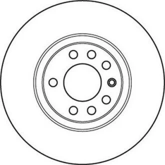 Тормозной диск передний OPEL ASTRA/CORSA/MERIVA/VECTRA/ZAFIRA SAAB 9-5 Jurid 562240JC
