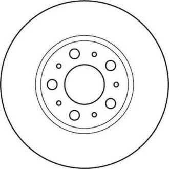 Гальмівний диск передній Volvo S60 / S70 / S80 / V70 / XC70 Cross Country Jurid 562244JC