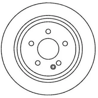 Диск гальмівний MERCEDES Jurid 562263JC