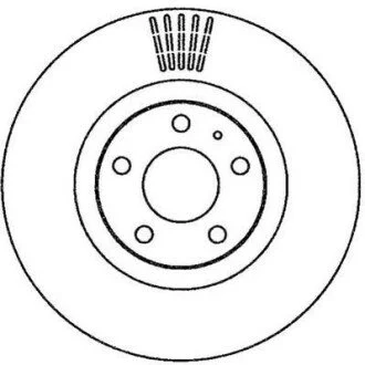 Диск гальмівний AUDI Jurid 562265JC