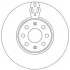 Гальмівний диск передній Fiat Doblo / Punto / Opel Corsa Jurid 562297JC (фото 1)