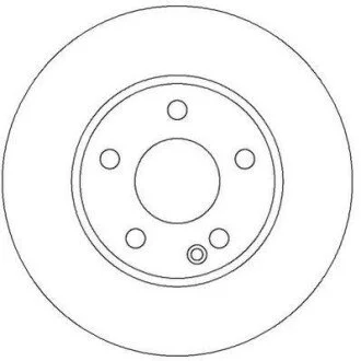 Гальмівний диск передній MERCEDES-BENZ A-class Jurid 562309JC