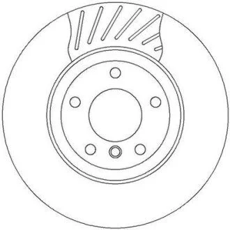 Диск тормозной BMW Jurid 562318JC