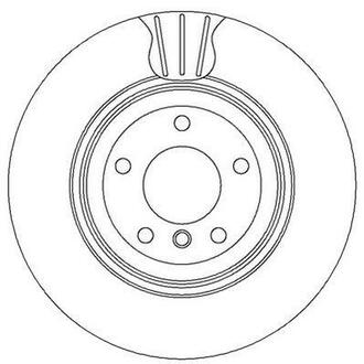 Тормозной диск задний BMW 3 series / X1 Jurid 562334JC (фото 1)