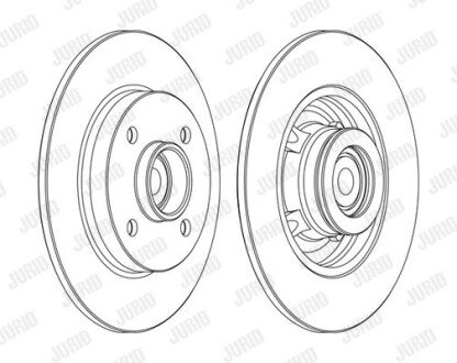 Гальмівний диск Jurid 562373J1