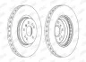 Тормозной диск передний Mercedes M-Class (W164), R-Class (W251, V251) Jurid 562403JC1 (фото 1)
