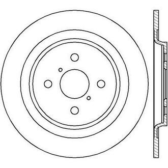 Гальмівний диск Toyota Yaris (P9) (P13) Jurid 562422JC (фото 1)