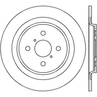 Гальмівний диск Toyota Yaris (P9) (P13) Jurid 562422JC