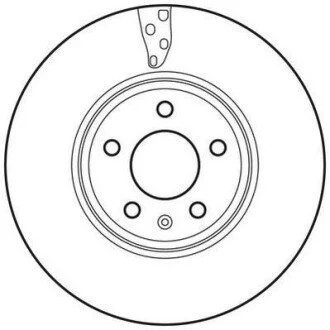 Гальмівний диск Audi A4 / A5 Jurid 562466JC