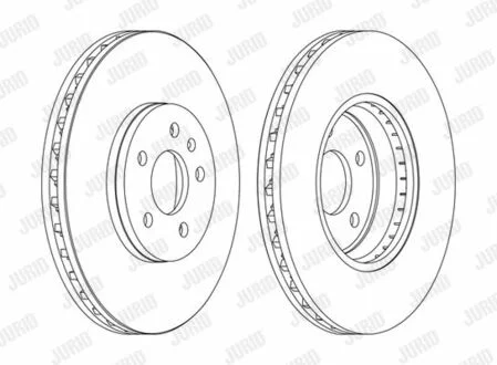 Гальмівний диск Audi A4/A5/Q5 Jurid 562511JC1