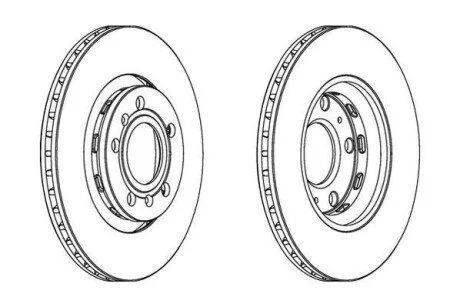 Диск гальмівний AUDI,VOLKSWAGEN Jurid 562514JC