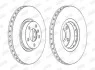 Тормозной диск передний BMW X5, X6 Jurid 562520JC1 (фото 1)