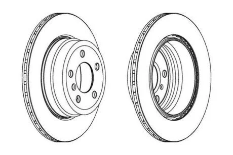 Диск тормозной BMW Jurid 562521JC
