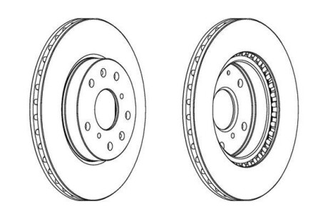 Гальмівний диск Jurid 562534JC (фото 1)