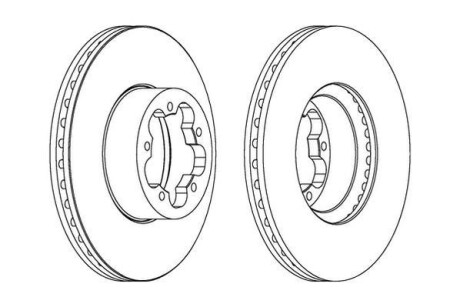 Гальмівний диск Jurid 562541JC