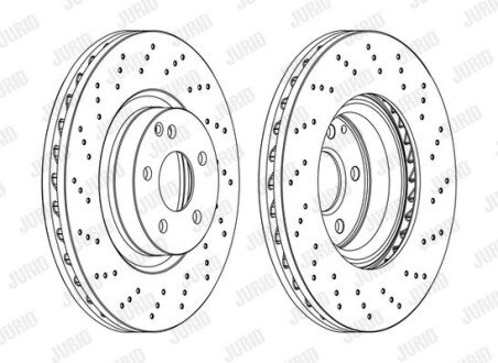 Гальмівний диск Jurid 562567JC1