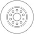 Тормозной диск Audi A1 / A3 Seat Leon Skoda Octavia VW Caddy /Golf Jurid 562614JC (фото 1)