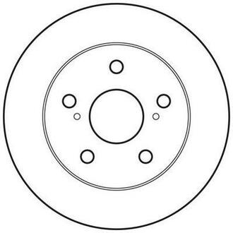 Тормозной диск задний TOYOTA AURIS/COROLLA Jurid 562617JC (фото 1)