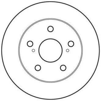 Гальмівний диск задній TOYOTA AURIS/COROLLA Jurid 562617JC