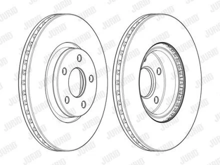 Гальмівний диск Jurid 562624JC1
