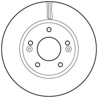 Гальмівний диск передній HYUNDAI SONATA/TUCSON/i30 KIA CARENS/CEE\'D/MAGENTIS/SPORTAGE Jurid 562625JC