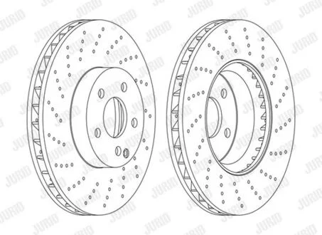 Диск гальмівний MERCEDES Jurid 562634JC1