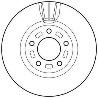 Тормозной диск передний MAZDA 3/5 Jurid 562635JC