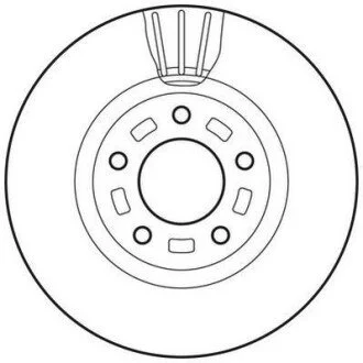 Гальмівний диск передній MAZDA 3/5 Jurid 562635JC
