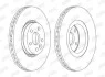 Тормозной диск передний FORD GALAXY/S-MAX LAND ROVER FREELANDER VOLVO S60/S80/XC70 Jurid 562643JC1 (фото 1)