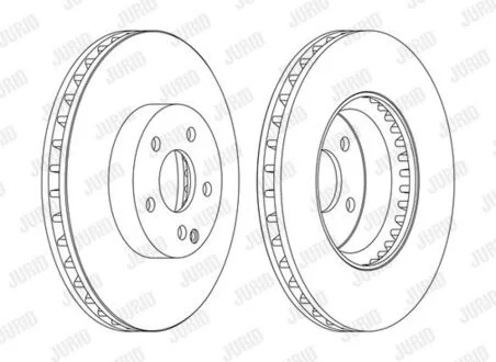Диск тормозной MERCEDES Jurid 562647JC1