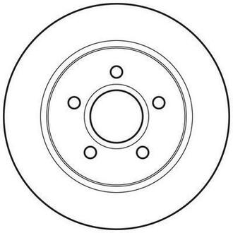 Тормозной диск задний FORD FOCUS Jurid 562648JC (фото 1)