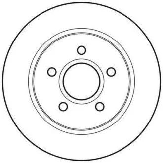 Гальмівний диск задній FORD FOCUS Jurid 562648JC