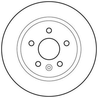 Тормозной диск задний Opel Astra J, Mokka / Cherrolet Cruze, Aveo, Trax Jurid 562651JC (фото 1)