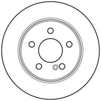 Гальмівний диск задній MERCEDES-BENZ C Jurid 562664JC