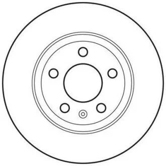 Диск тормозной AUDI Jurid 562667JC