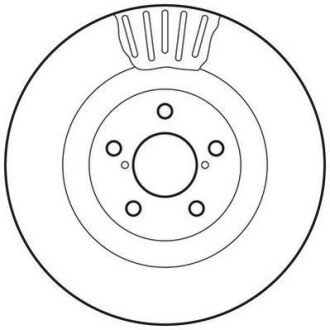 Тормозной диск Jurid 562677JC