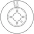 Тормозной диск передний VW UP! SKODA CITIGO SEAT Mii Jurid 562727JC (фото 1)